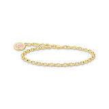 THOMAS SABO Charm Bracelet with Cold Enamel Gold Plated CX2088Y