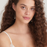 Ania Haie Pearl of Wisdom Pearl Threader Earrings E019-01G