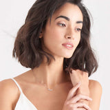 Ania Haie Glow Getter Glow Solid Bar Necklace Silver N018-03H