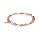 Bronzallure Variegata Rainbow Bracelet Peach Moonstone WSBZ01431.PMS