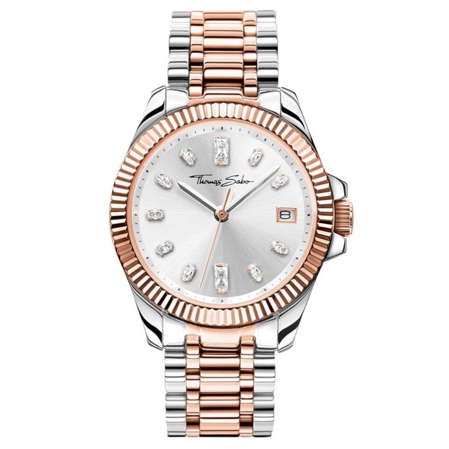 Thomas Sabo Womens Watch Two-Tone Rose TWA0371