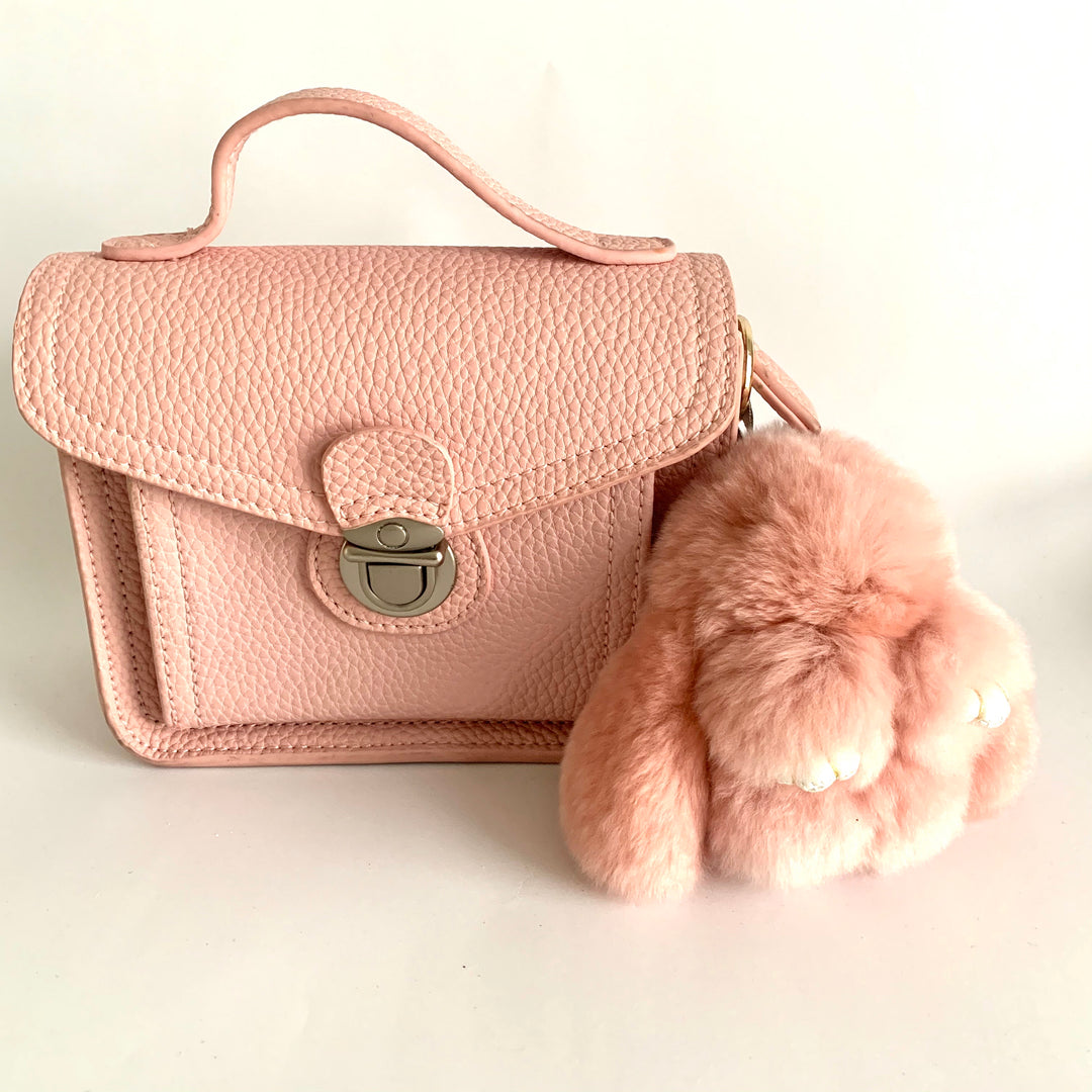 7-Degrees Accessories Plush Bunny Keyring and Bag Charm Small - 7CKRBNS