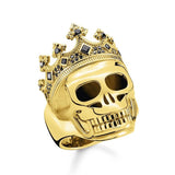 Thomas Sabo Jewellery Ring Skull Gold TR2207Y