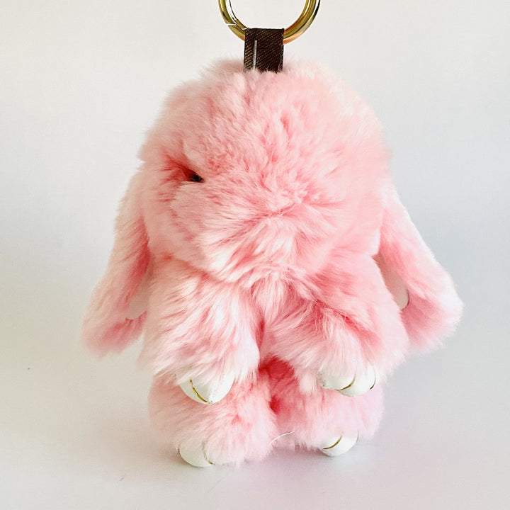 7-Degrees Accessories Plush Bunny Keyring and Bag Charm Large - 7CKRBNL