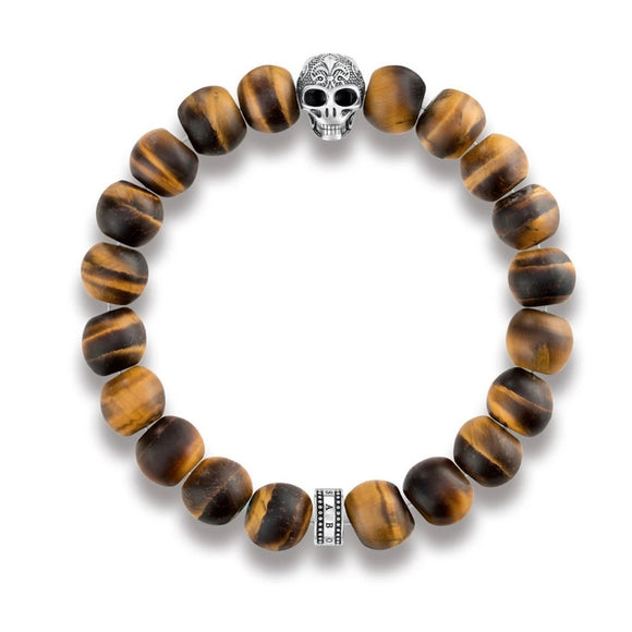 Thomas Sabo Jewellery Power Bracelet Skull With Lily TA1701
