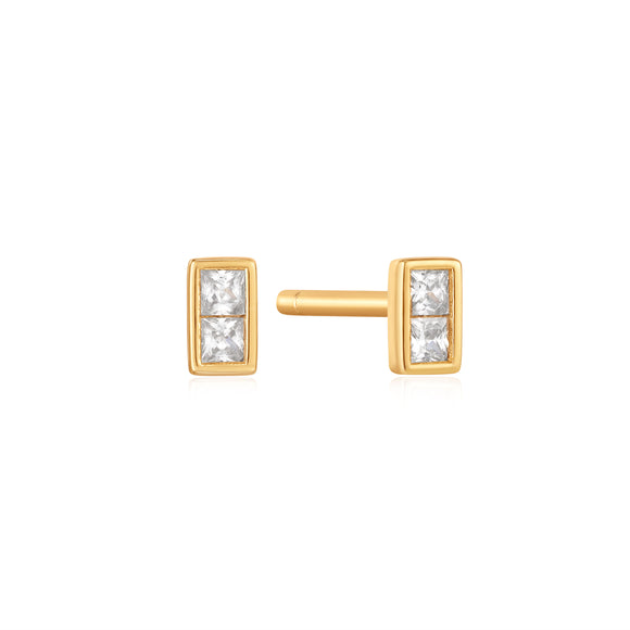 Ania Haie Gold Glam Mini Stud Earrings E037-02G