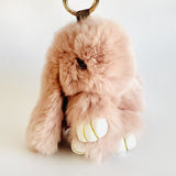 7-Degrees Accessories Plush Bunny Keyring and Bag Charm Large - 7CKRBNL