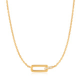 Ania Haie Gold Glam Interlock 43-48cm Necklace N037-01G