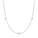 Ania Haie Silver Smooth Twist Chain 40-45cm Necklace N038-02H