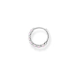 Thomas Sabo Charming Single Hoop Earring Pink Stones Silver TCR664
