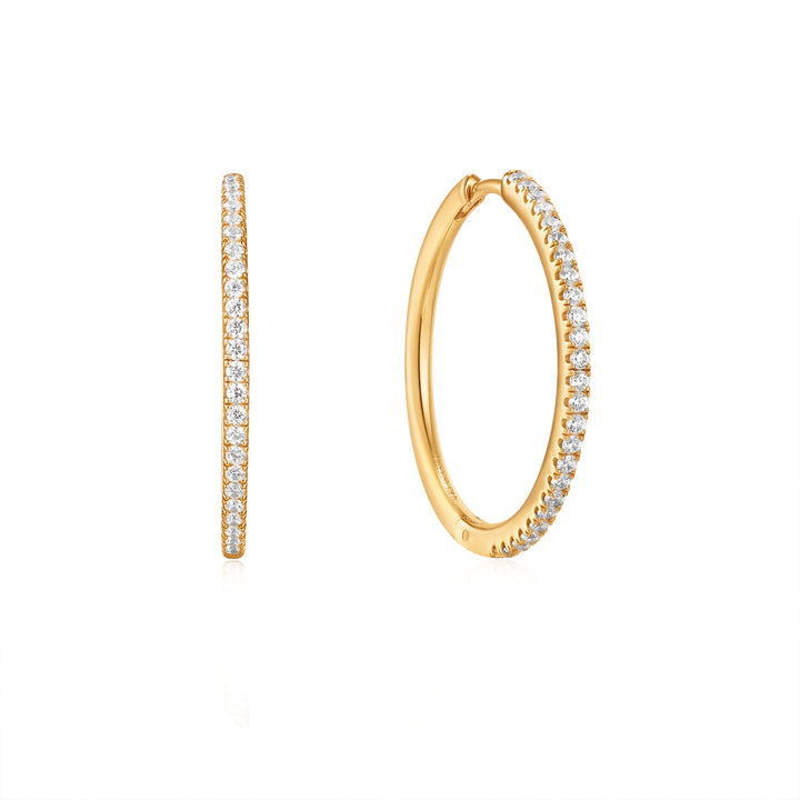 Ania Haie Gold Glam Hoop Earrings E037-07G