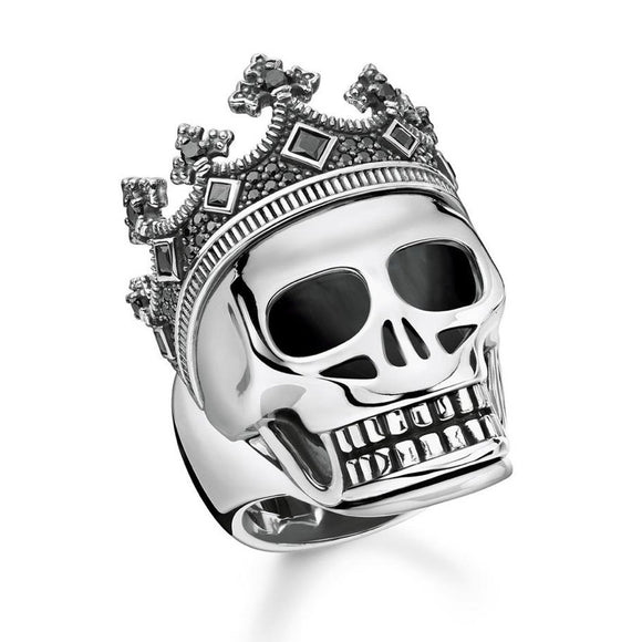 Thomas Sabo Jewellery Ring Skull Crown TR2207