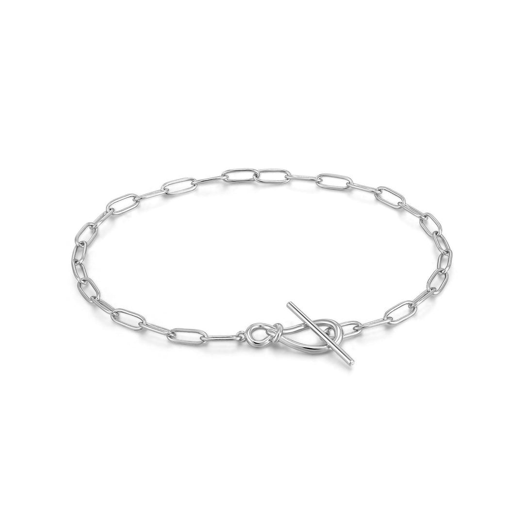 Ania Haie Forget Me Knot T Bar Chain Bracelet B029-01H