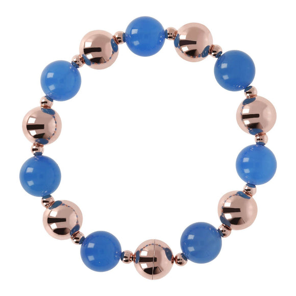 Bronzallure Variegata Bracelet Blue Chalcedony WSBZ00020.BA