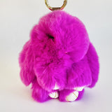 7-Degrees Accessories Plush Bunny Keyring and Bag Charm Large - 7CKRBNL