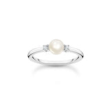 Thomas Sabo Charming Ring Pearl and White Stones Silver TR2370