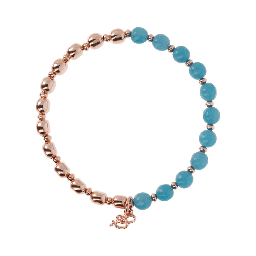 Bronzallure Variegata Rainbow Bracelet Blue Quartz WSBZ01431.BQ