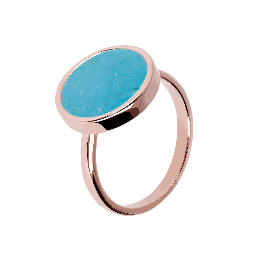 Bronzallure Alba Disc Stone Ring Magnesite WSBZ00904.MG