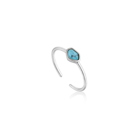 Ania Haie Mineral Glow Turquoise Adjustable Ring R014-01H