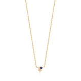 Ania Haie Gold Lapis Star 38-43cm Necklace N039-01G-L