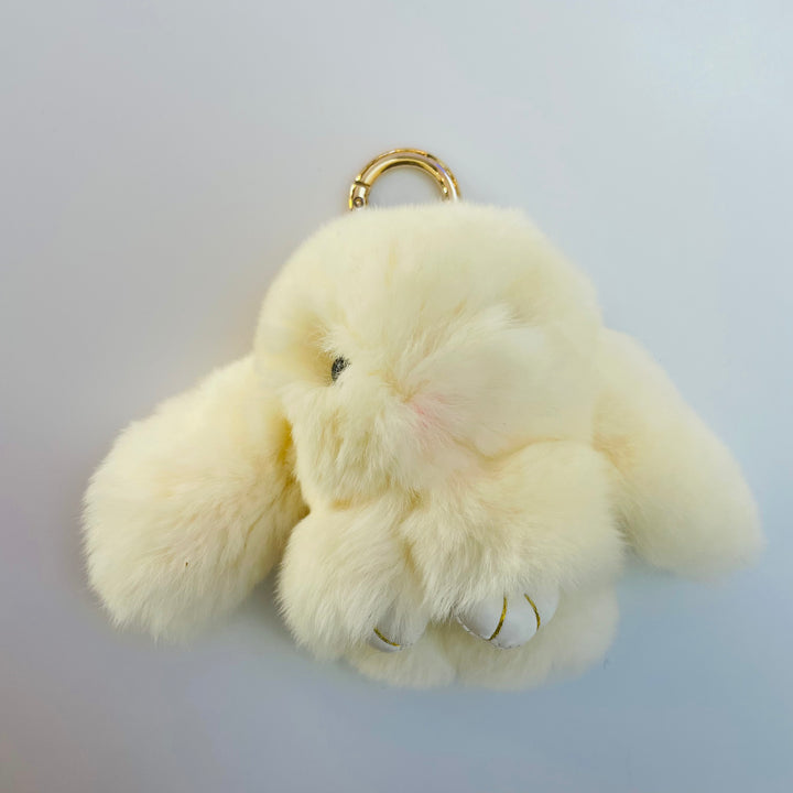 7-Degrees Accessories Plush Bunny Keyring and Bag Charm Small - 7CKRBNS