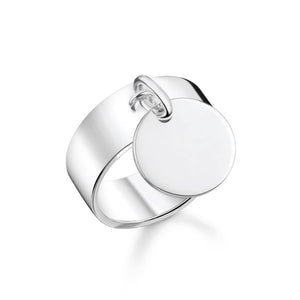 Thomas Sabo Jewellery Ring with Disc Silver TR2365