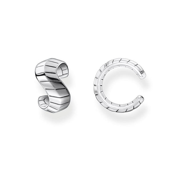 Thomas Sabo Jewellery Earring Cuff Snake Silver TEC0015