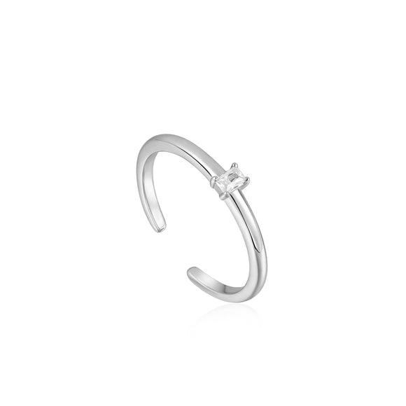 Ania Haie Silver Glam Adjustable Ring R037-01H