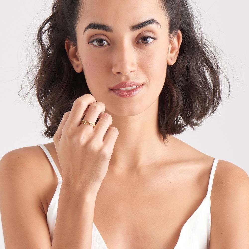 Ania Haie Modern Minimalism Modern Bar Ring R002-02H