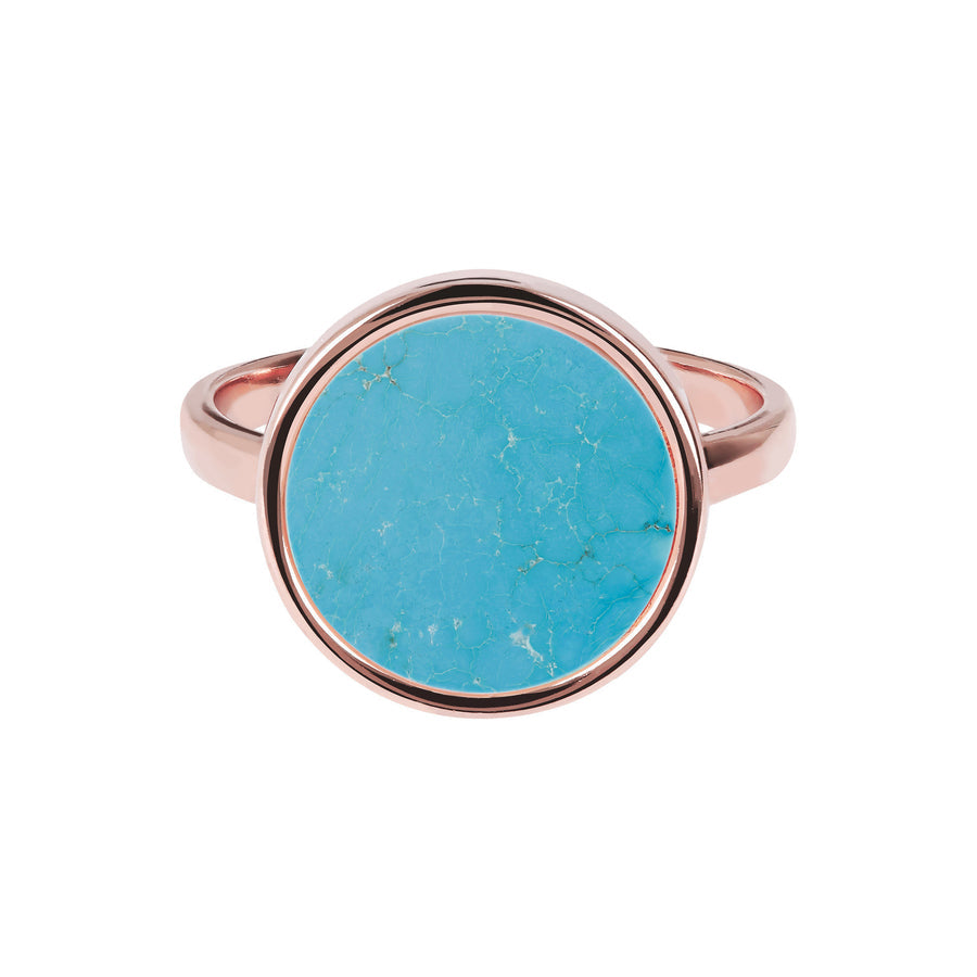 Bronzallure Alba Disc Stone Ring Magnesite WSBZ00904.MG
