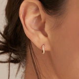 Ania Haie 14kt Gold Magma Diamond Huggie Hoop Earrings EAU004-02YG