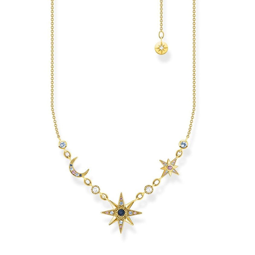 Thomas Sabo Necklace Royalty Star & Moon Gold TKE2119Y