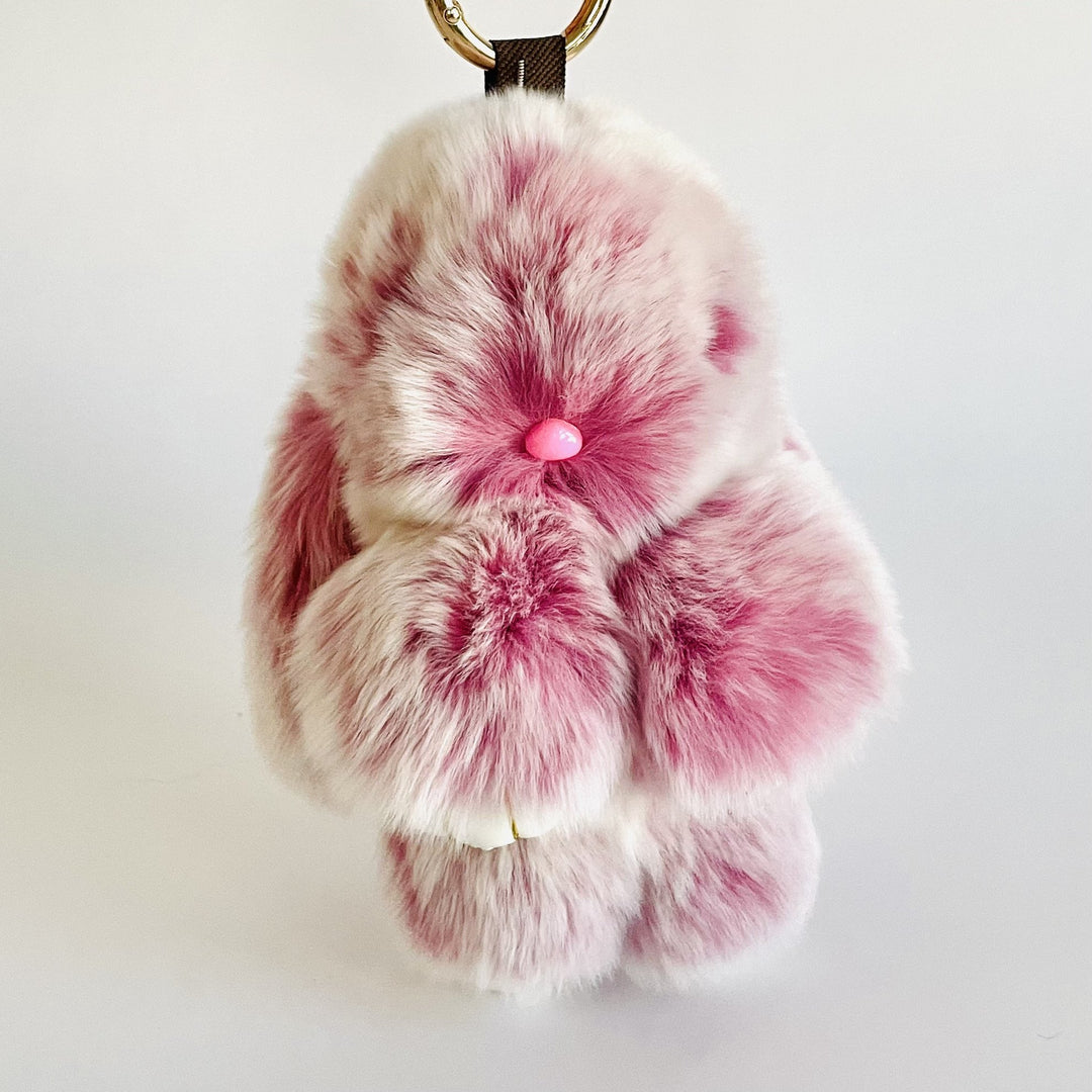 7-Degrees Accessories Plush Bunny Keyring and Bag Charm Large - 7CKRBNL