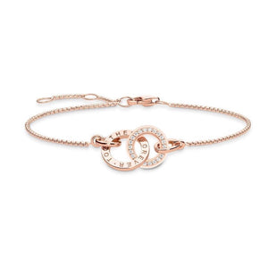 Thomas Sabo Jewellery Bracelet Together Forever Rose Gold TA1551CZR
