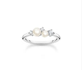 Thomas Sabo Charming Ring Pearls and White Stones Silver TR2368