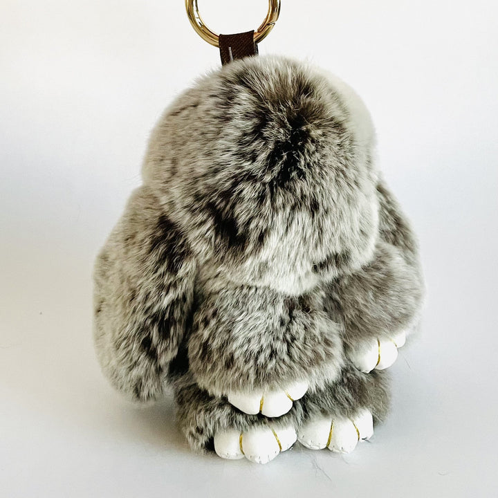 7-Degrees Accessories Plush Bunny Keyring and Bag Charm Large - 7CKRBNL