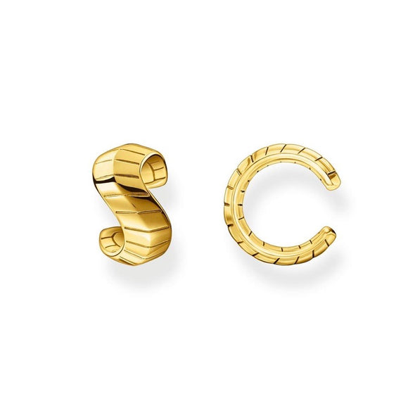 Thomas Sabo Jewellery Earring Cuff Snake Gold TEC0015Y