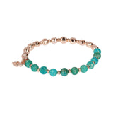 Bronzallure Variegata Rainbow Bracelet Green Amazonite Russian WSBZ01431.GAZ