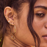 Ania Haie Mineral Glow Opal Colour Stud Earrings Gold E014-03G