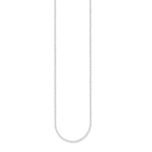 Thomas Sabo Jewellery Necklace THIN ROUND BELCHER CHAIN - BLACKENED SILVER TKE1105X