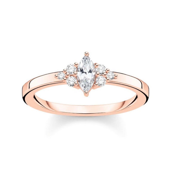 Thomas Sabo Charming Ring With Stones Rose Gold TR2325R