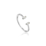 Ania Haie Glow Getter Glow Adjustable Ring Silver R018-04H
