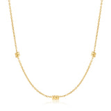 Ania Haie Gold Smooth Twist Chain 40-45cm Necklace N038-02G