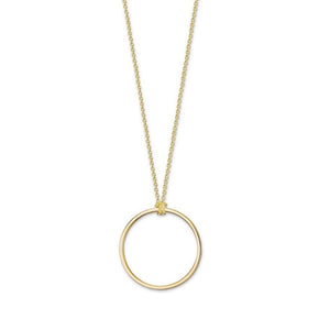 Thomas Sabo Charm Necklace Gold Chain with Circle CX0252Y