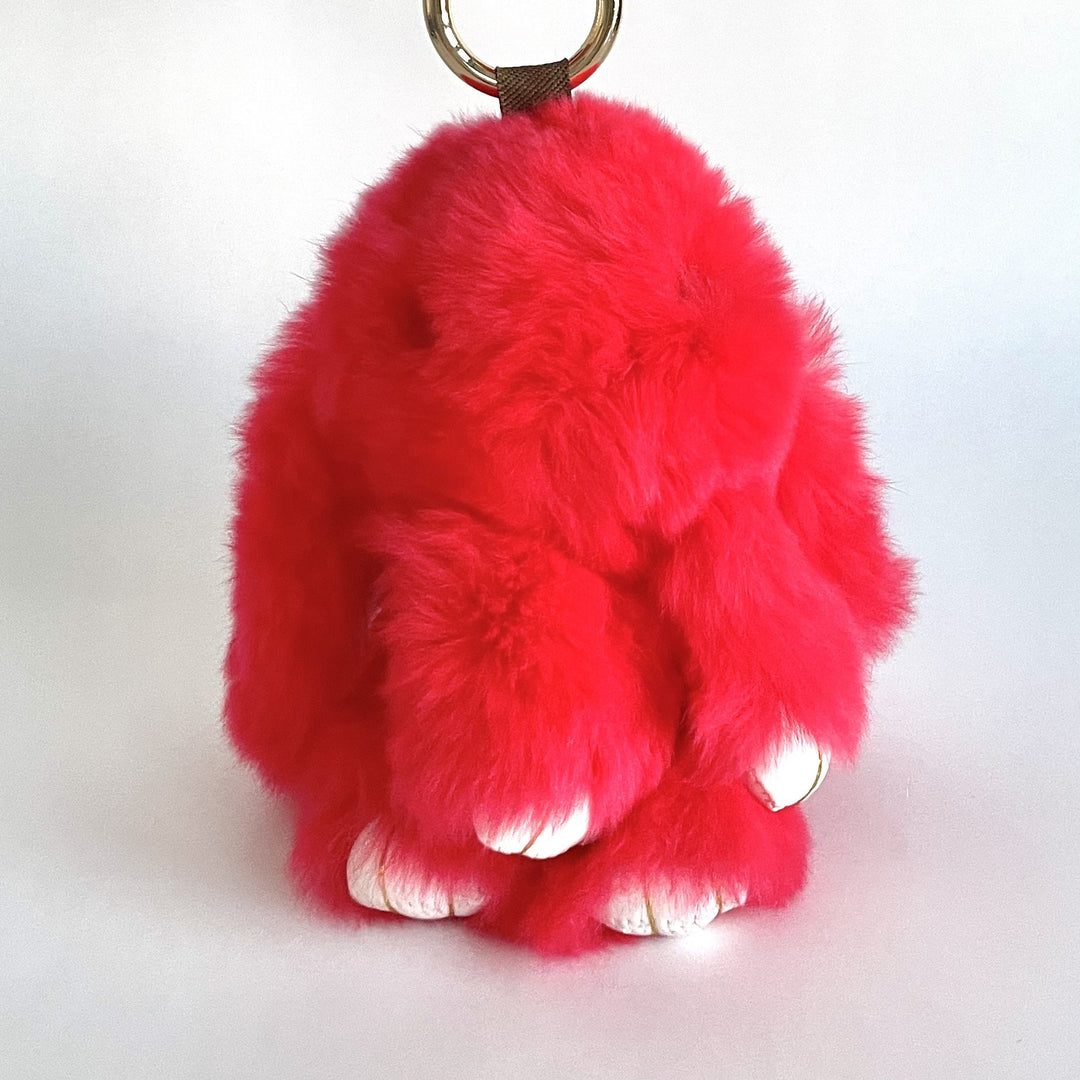 7-Degrees Accessories Plush Bunny Keyring and Bag Charm Large - 7CKRBNL