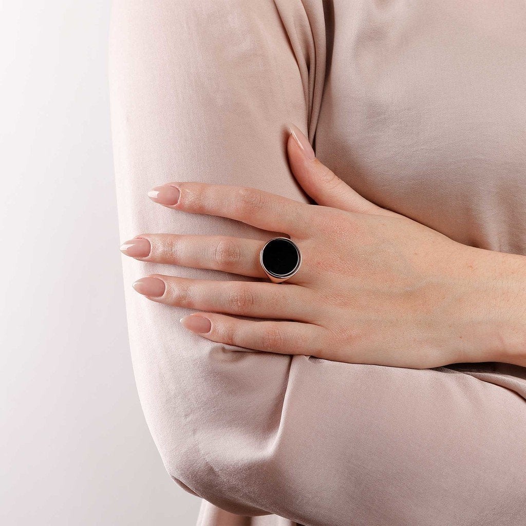 Bronzallure Natural Stone Chevalier Ring